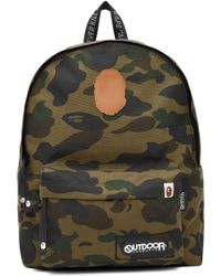 bape space camo backpack
