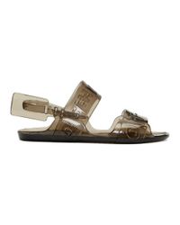 off white jelly sandals sale