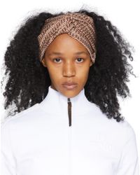 fendi headband brown