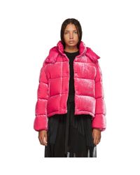 moncler pink down jacket