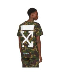 off white tee camo