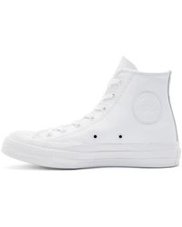 converse mono white leather