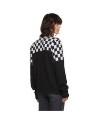 Half black half white cardigan Clearance