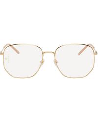 Gucci ゴム ゴールド GG0396S サングラス カラー: メタリック メンズ Gucci ゴム ゴールド GG0396S サングラス カラー: メタリック メンズ