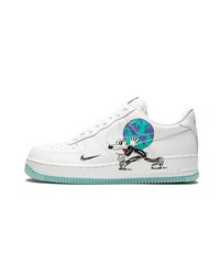 Nike Air Force 1 Flyleather Qs Sneakers in White/Black (White) for Men -  Lyst