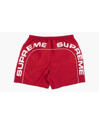 supreme logo shorts