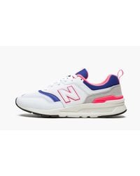 New Balance 997 sneakers donkerblauw/grijs/geel - Schoenen.nl