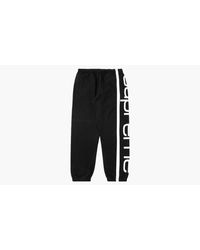 black supreme sweatpants