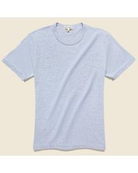 Alex Mill Blue Standard Crew Tee - Heather Sky for men