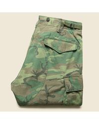 rrl camo cotton surplus cargo pant