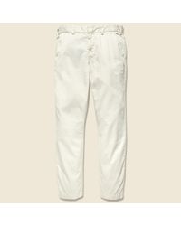 Save Khaki Natural Light Twill Trouser - Stone for men