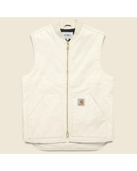 Carhartt WIP Multicolor Dearborn Canvas 12oz. Vest - Oats for men