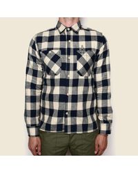 Rogue Territory Multicolor Hunter Shirt - Tan/navy for men