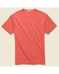 Alex Mill New Standard Crew Tee - Washed Red for men