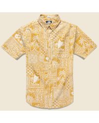 Reyn Spooner Metallic Tapa Wrappa Shirt - Butterscotch for men