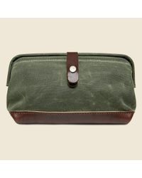 Billykirk - Green No. 257 Snap Dopp Kit - Olive/brown for Men - Lyst