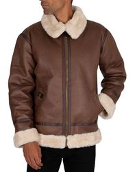 Alpha Industries Leather jackets for Men - Up to 40% off at Lyst.com
