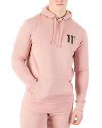 11 degrees pink hoodie