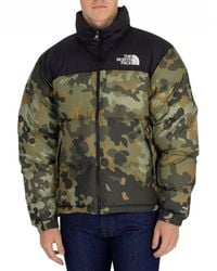 the north face 1996 retro nuptse jacket camo