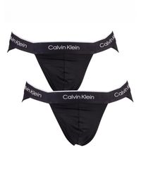 Calvin Klein Synthetic Black 2 Pack Pro Air Sport Briefs for Men - Lyst