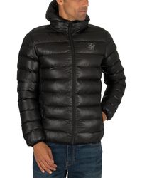 siksilk funnel neck bubble jacket