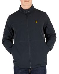 lyle & scott fold collar jacket
