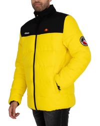 ellesse yellow fluffy jacket