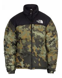 the north face nuptse camo