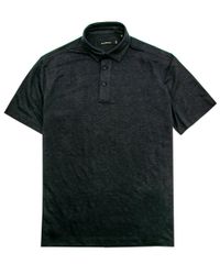 Ermenegildo Zegna Blue Navy Jersey Knit Polo for men