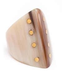 Ashley Pittman - Multicolor Mlima Ring In Light Horn - Lyst