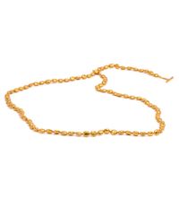 Yossi Harari Metallic Roxanne Knotted Wrap Necklace