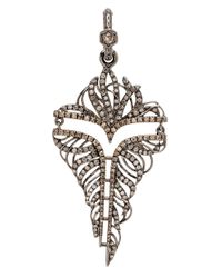 Loree Rodkin - Metallic Phoenix Kite Shape Pendant - Lyst