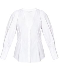 Veronica Beard White Barr Shirt