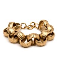 Ashley Pittman - Metallic Usawa Hammered Bronze Link Bracelet - Lyst
