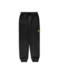 Stone Island Fleece Cargo Pant 'black' for men