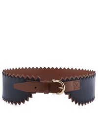 Ferragamo | Brown Leather High Belt | Lyst