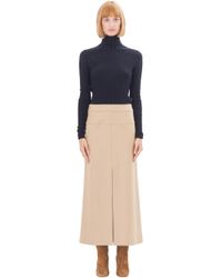 Acne Studios | Natural Pascal Wool Skirt | Lyst