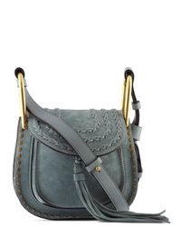 Chloé | Blue Mini Hudson Suede Shoulder Bag | Lyst