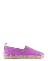 Loewe | Multicolor Embossed Logo Nappa Leather Espadrilles | Lyst