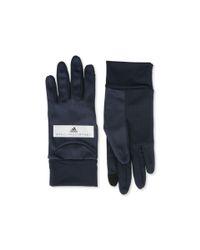Adidas By Stella McCartney - Blue Black Running Gloves - Lyst