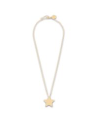 Stella McCartney - Yellow Brass Star Necklace - Lyst
