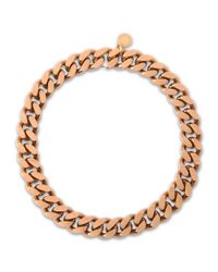 Stella McCartney - Metallic Chain Necklace - Lyst