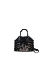 Stella McCartney - Black Falabella Box Mini Eco Suede Top Handle Bag - Lyst