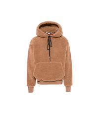 Camel teddy hoodie Clearance