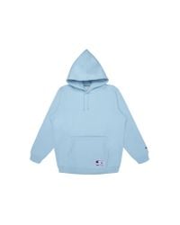 light blue mens champion hoodie