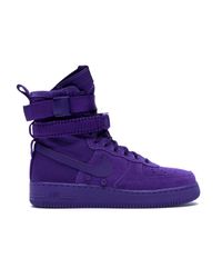 nike sf af1 purple