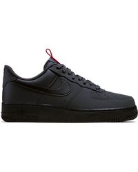 nike air force 1 low black university red