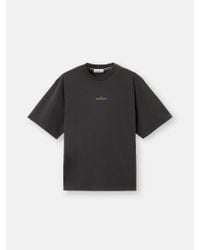 Stone Island 2100024 Combed Organic Cotton Jersey Marina in