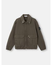 Stone Island 1100008 Bull Denim-Tc in Black for Men | Lyst