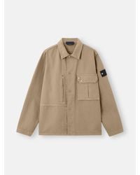 カ　STONE  1100008 BULL DENIM-TC Stone Island 1100008 Bull Denim-Tc in Black for Men | Lyst